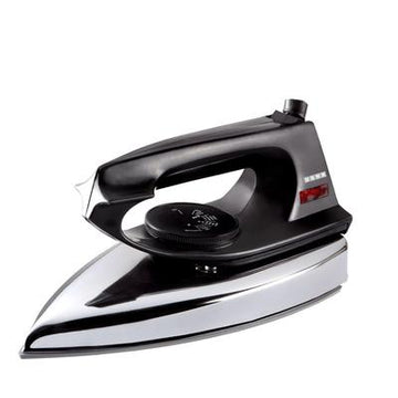 Compact Dry Iron Black Stainless Steel Foldable