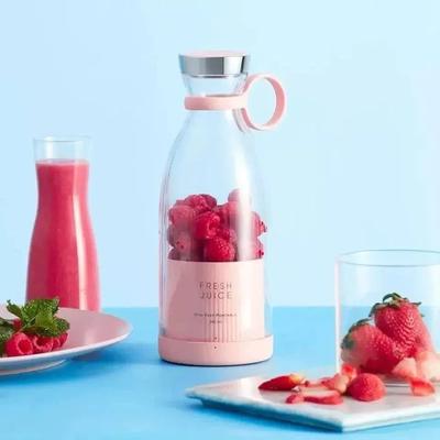 Mini Electric Juicer Blender Transparent Portable