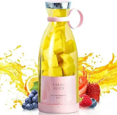Mini Electric Juicer Blender Transparent Portable