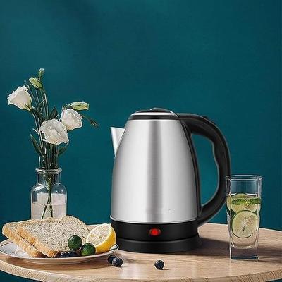 Stainless Steel Electric Kettle Black Silver