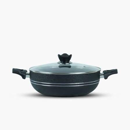 Non-Stick Karahi with Glass Lid | Premium Quality