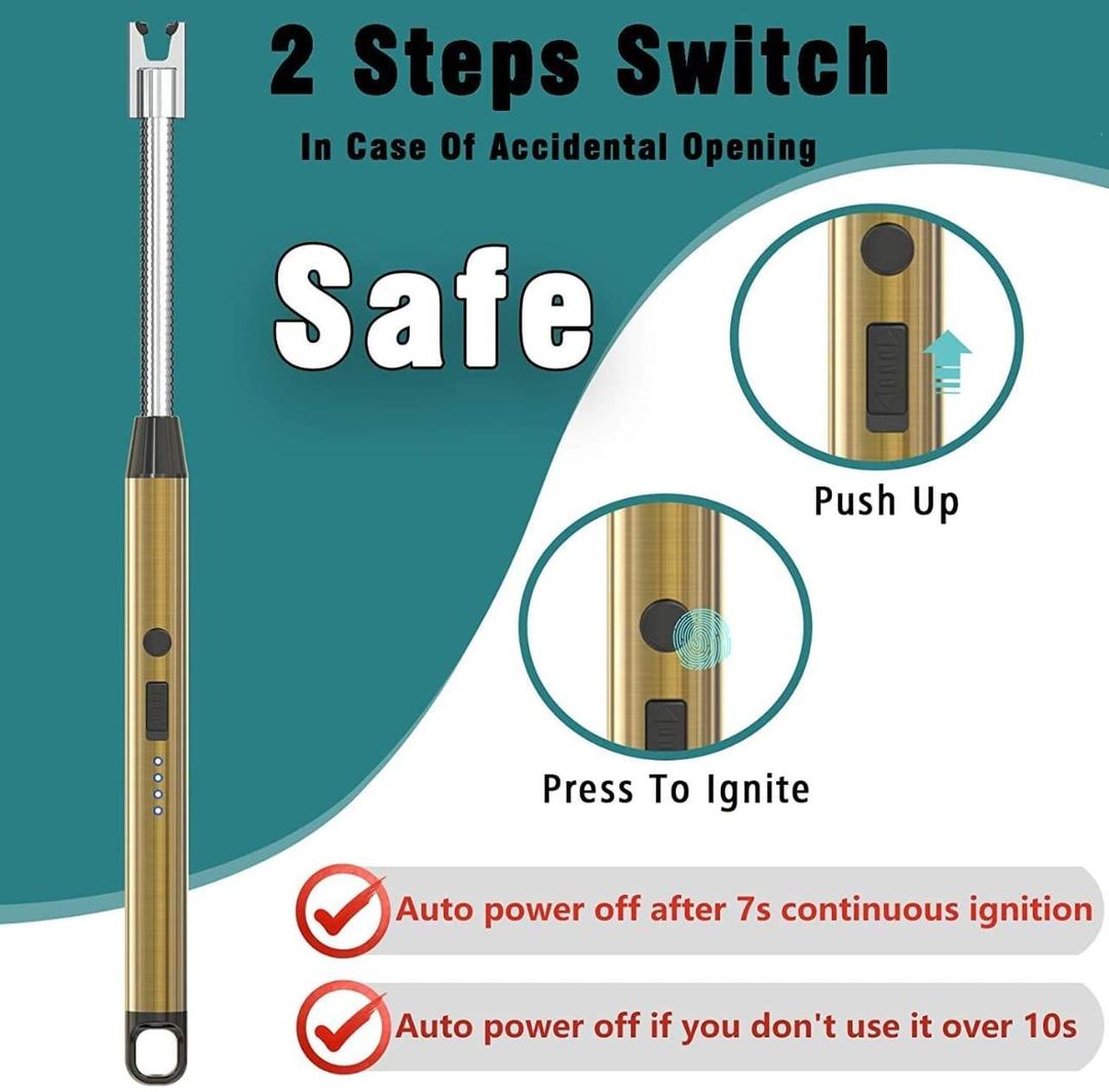 Rechargeable Electric Lighter Stainless Steel