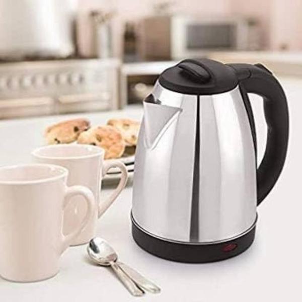 Stainless Steel Electric Kettle Black Silver