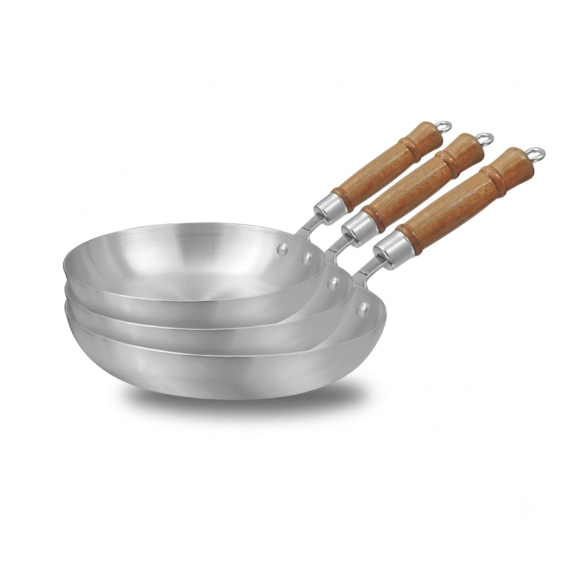 Aluminum Baby Frying pan Set – Small Size Frying Pan Collection (3 Pieces)