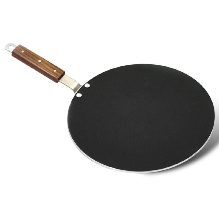 Non-Stick Baking Disk - Wood Handle Tawa